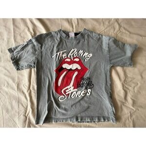Zara Girls The Rolling Stones T-Shirt Size 9-10 Years Graphic Tee Short Sleeve